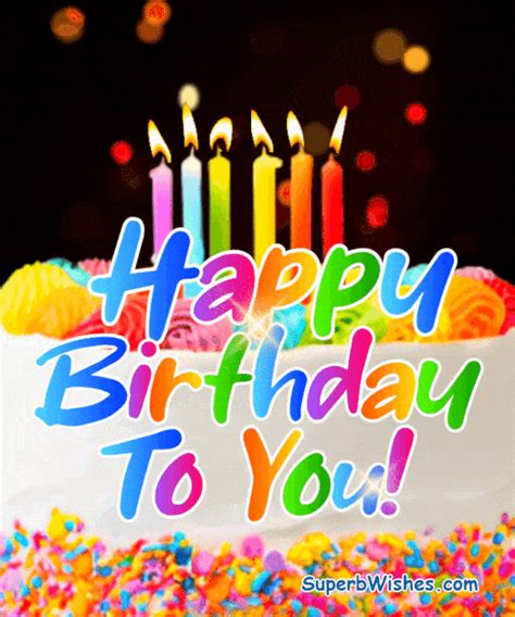 happy birthday animated gif|Happy Birthday GIF Images 